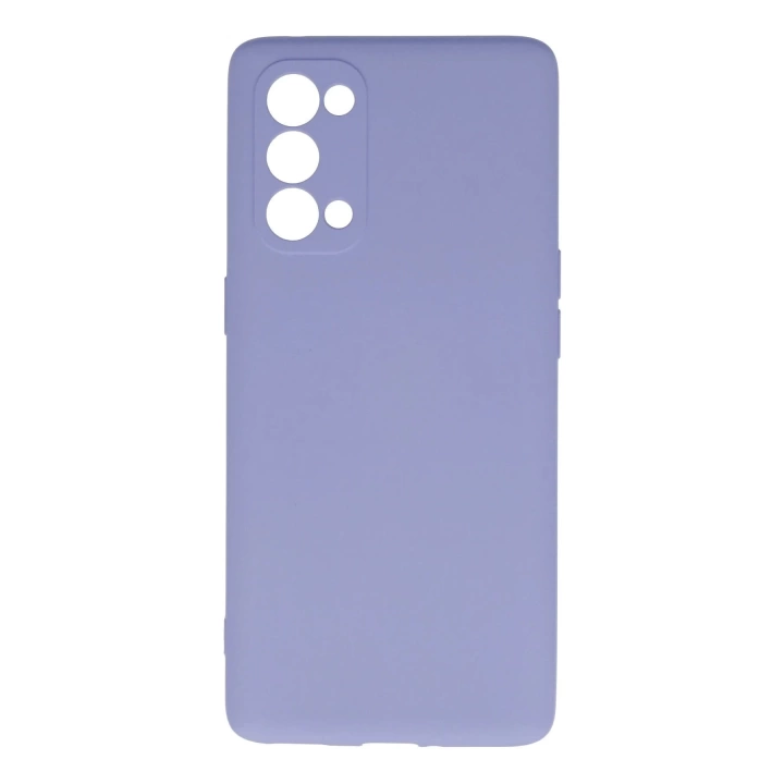 BFS  Oppo Reno 5 Pro Kılıf Nano içi Kadife Silikon - Lila