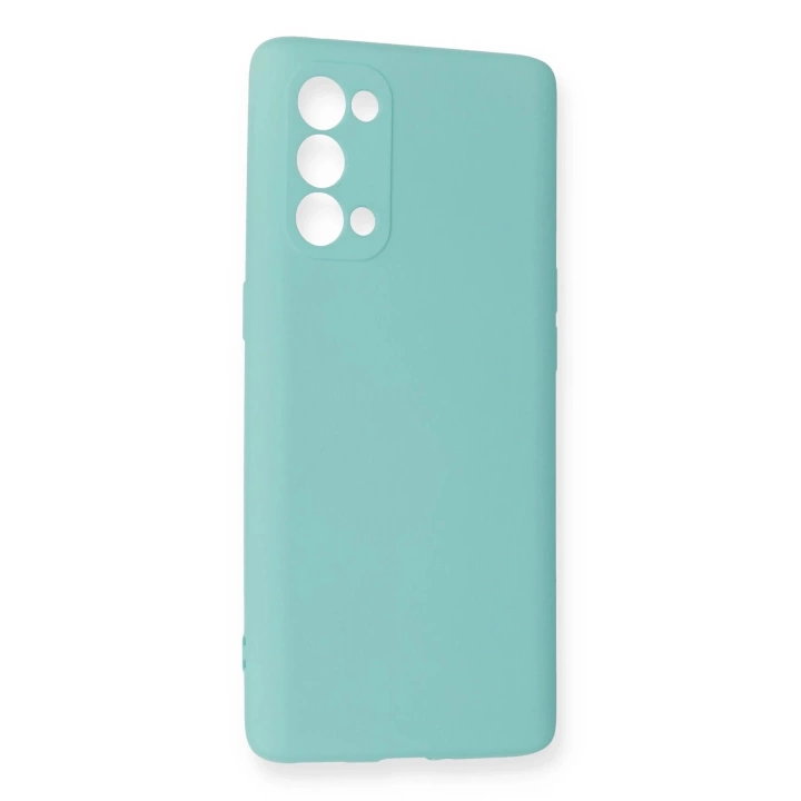 BFS  Oppo Reno 5 Pro Kılıf Nano içi Kadife Silikon - Turkuaz