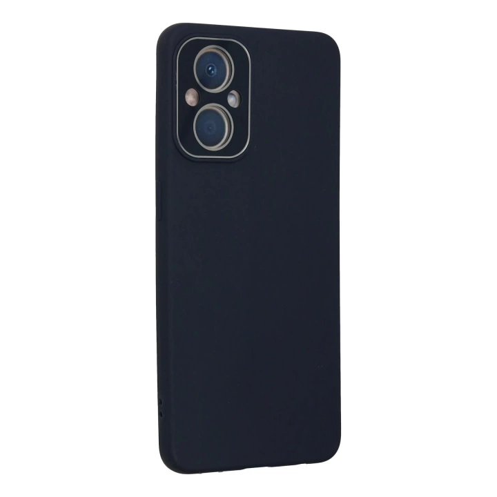 BFS  Oppo Reno 7 Lite Kılıf Lansman Glass Kapak - Lacivert