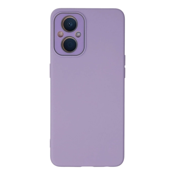 BFS  Oppo Reno 7 Lite Kılıf Lansman Glass Kapak - Lila