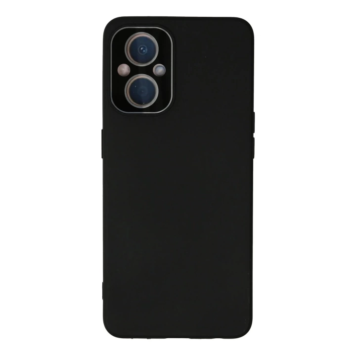 BFS  Oppo Reno 7 Lite Kılıf Lansman Glass Kapak - Siyah