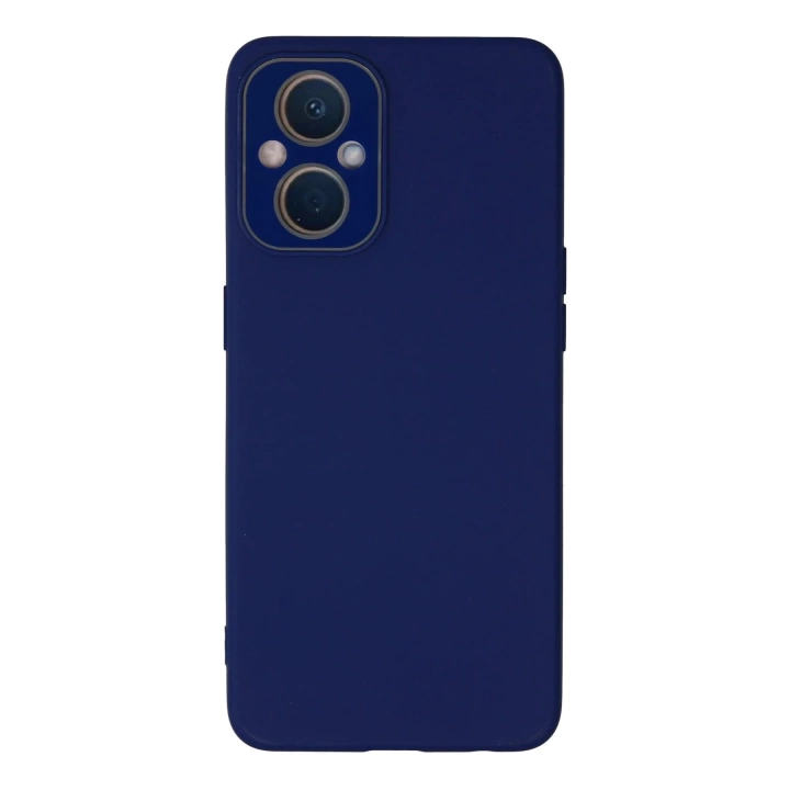 BFS  Oppo Reno 7 Lite Kılıf Lansman Glass Kapak - Sky Blue
