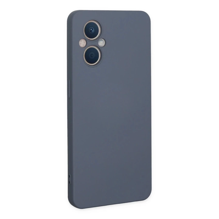BFS  Oppo Reno 7 Lite Kılıf Nano içi Kadife Silikon - Gri