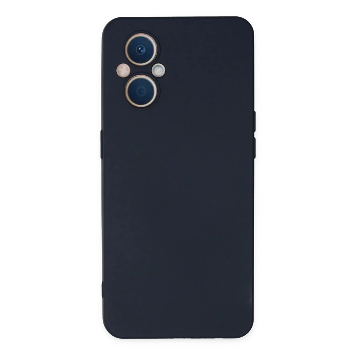 BFS  Oppo Reno 7 Lite Kılıf Nano içi Kadife Silikon - Lacivert
