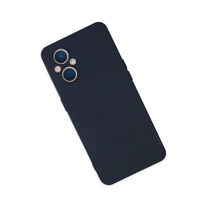 BFS  Oppo Reno 7 Lite Kılıf Nano içi Kadife Silikon - Lacivert