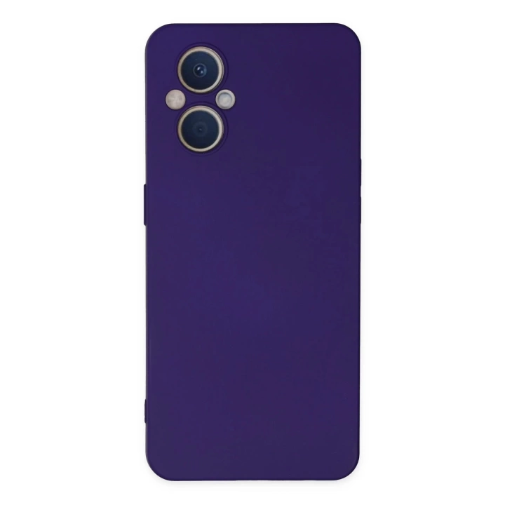 BFS  Oppo Reno 7 Lite Kılıf Nano içi Kadife Silikon - Mor