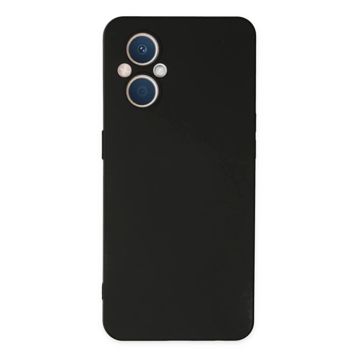 BFS  Oppo Reno 7 Lite Kılıf Nano içi Kadife Silikon - Siyah