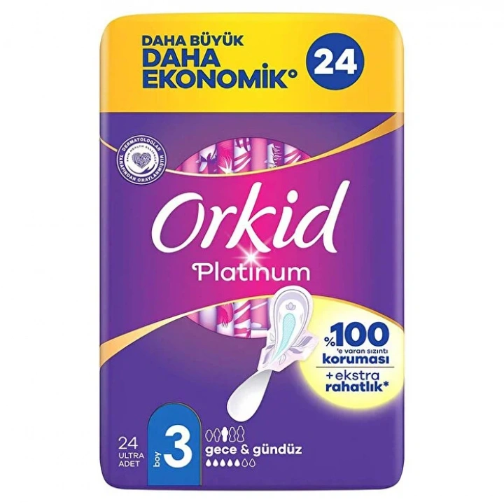BFS  Orkid Ultra Platinum Gece Ped 24Lü