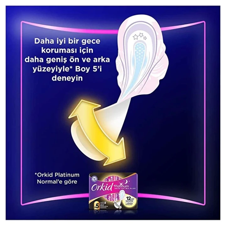 BFS  Orkid Ultra Platinum Gece Ped 24Lü