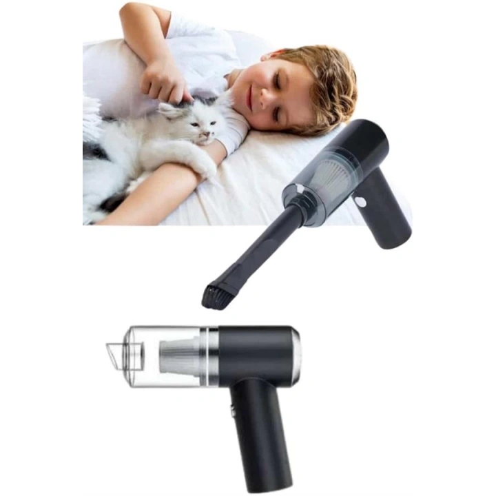 BFS Oto Araç Ev Taşınabilir El Tipi Süpürge Mini Araç Süpürgesi Vakumlu