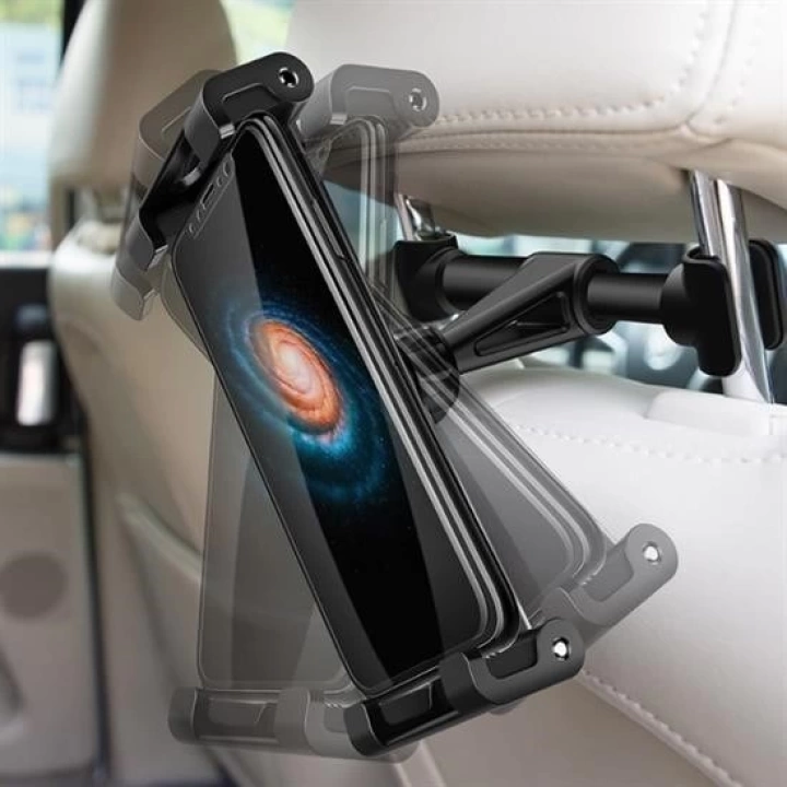 BFS  Oto Koltuk Arkası Telefon Tablet Tutucu Ayarlanabilir 360 Derece Dönebilen Pratik Stand