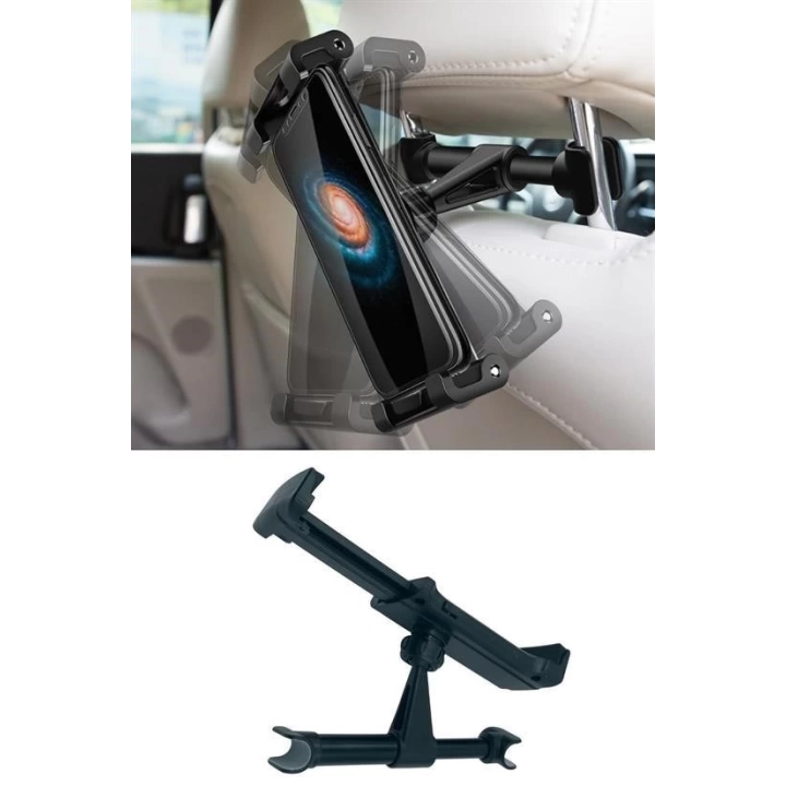 BFS  Oto Koltuk Arkası Telefon Tablet Tutucu Ayarlanabilir 360 Derece Dönebilen Pratik Stand
