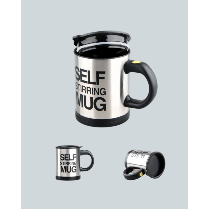 BFS Otomatik Karıştırmalı Termos Kupa | USB Şarjlı ve Ergonomik Tasarım