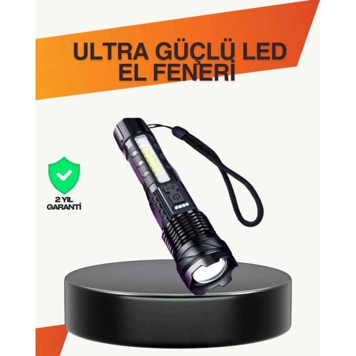 BFS Outdoor ve Acil Durum İçin Güçlü LED El Feneri