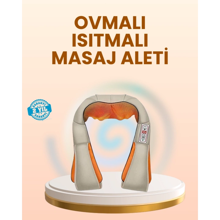 BFS Ovmalı Isıtmalı Masaj Aleti Boyun Omuz Bel ve Ayak İçin Rahatlatıcı Etki