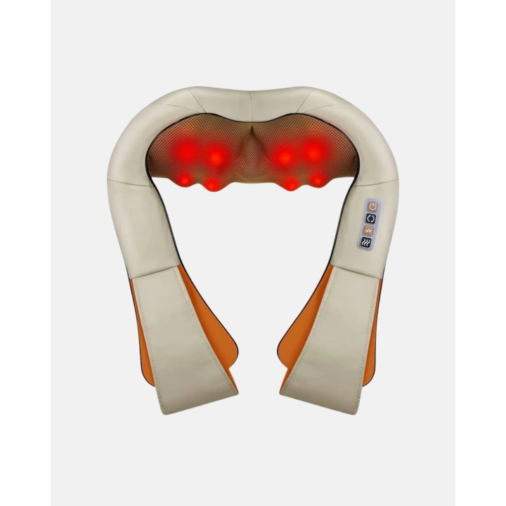 BFS Ovmalı Isıtmalı Masaj Aleti – Boyun, Sırt, Omuz, Bel ve Ayak İçin Profesyonel Yoğurmalı Masaj Deneyimi