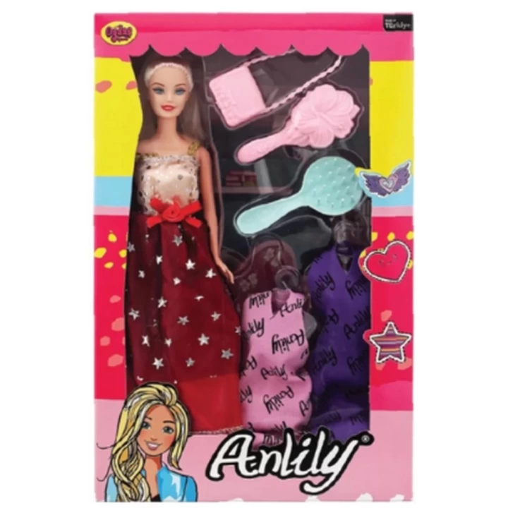BFS  Oydaş Anlily Kutuda 2 Elbiseli Bebek 2252