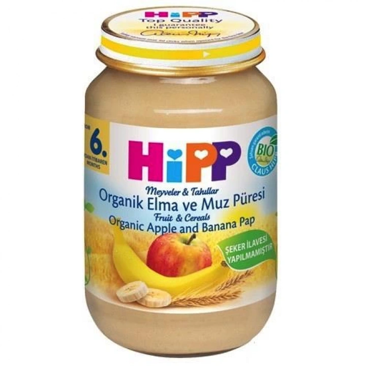 BFS    p Organik Elma ve Muz Püresi 190 Gr