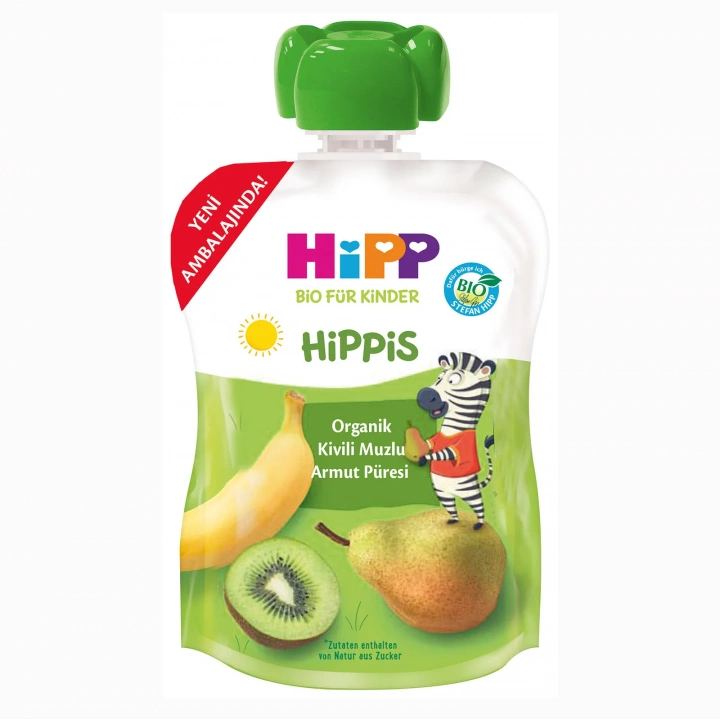 BFS    p Organik Kivili Muzlu Armut Püresi 100 Gr