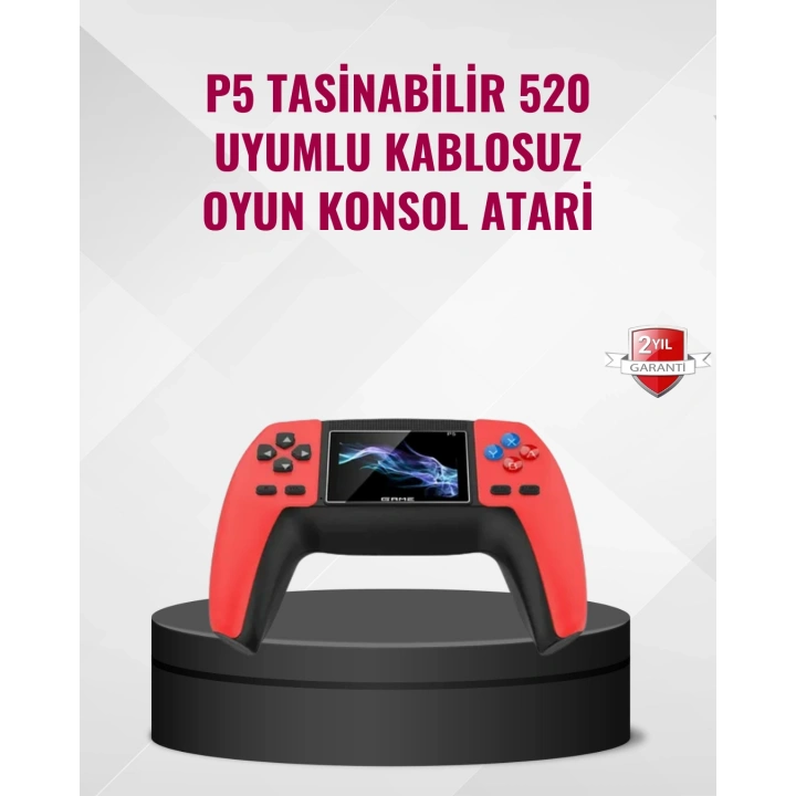 BFS P5 Retro GamePad 520 Oyunlu Taşınabilir Oyun Konsolu