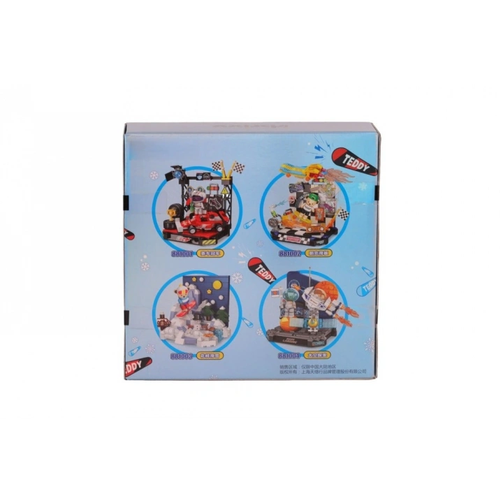 BFS P88103 DESENLİ KAYKAY 216 PARÇA BLOCK OYUNCAK