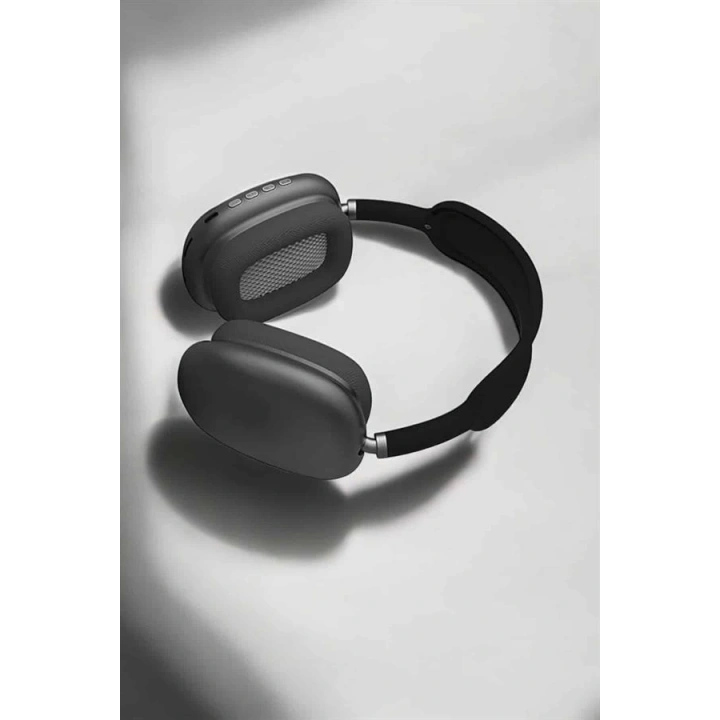BFS P9 Plus Hi-fi Ses Kalitesi Ayarlanabilir Mikrofonlu Bluetooth Kulaklık Siyah