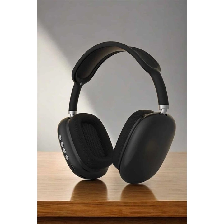 BFS P9 Plus Kulaklık Siyah Bluetooth Bağlantılı Kulak Üstü Kablosuz ANC Özelliği