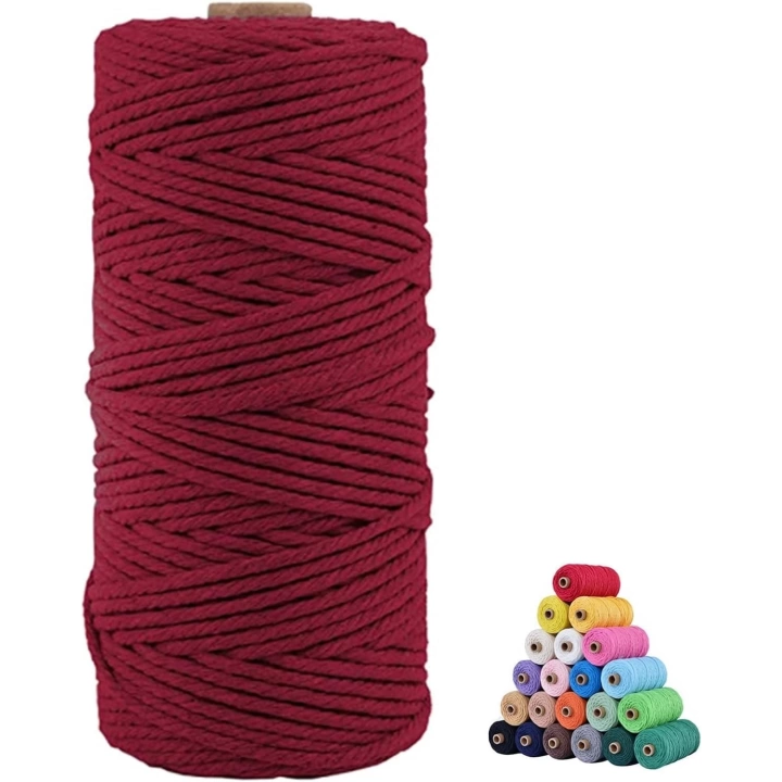 BFS Pamuk Makrome 2 mm Bordo