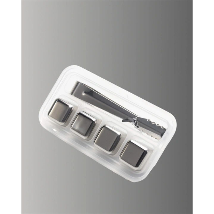 BFS Paslanmaz Metal Buz Küpleri-Çok Amaçlı Kullanıma Uygun