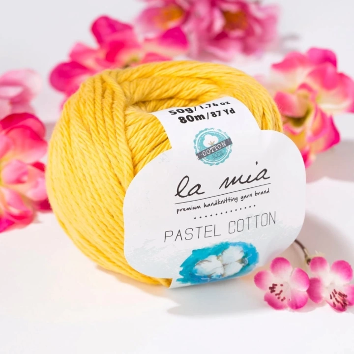 BFS  Pastel Cotton Hardal Sarısı El Örgü İpi - L061 - 33614