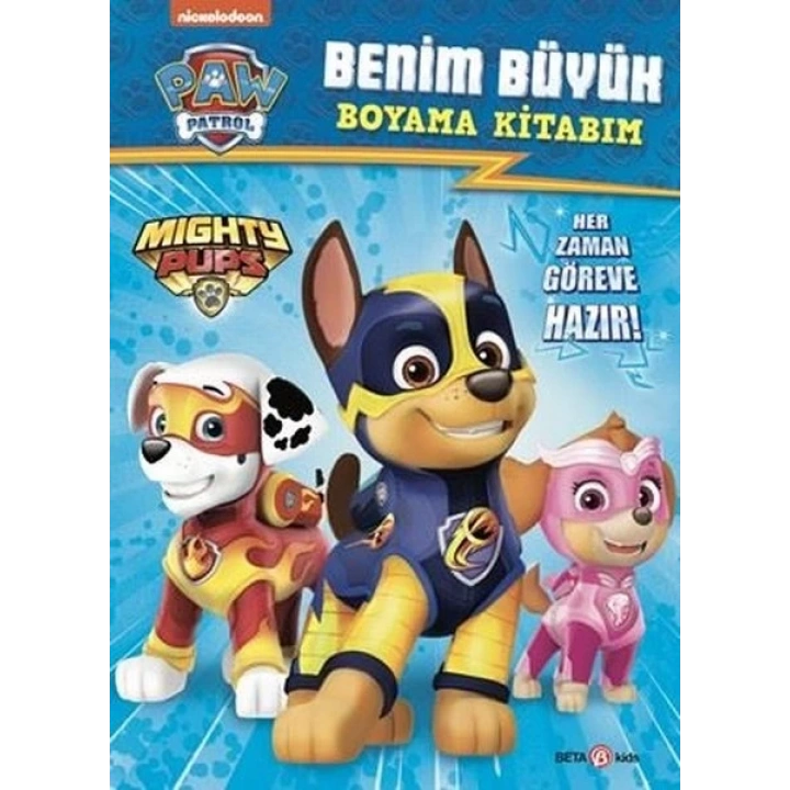BFS   Paw Patrol Benim Büyük Boyama Kitabım