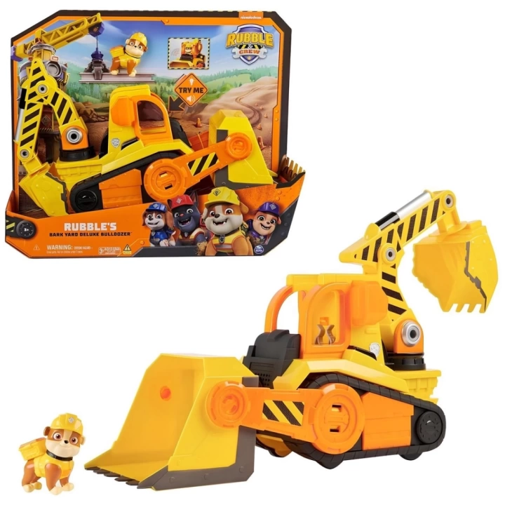 BFS   Paw Patrol Deluxe Bulldozer Aracı ve Rubble Figür