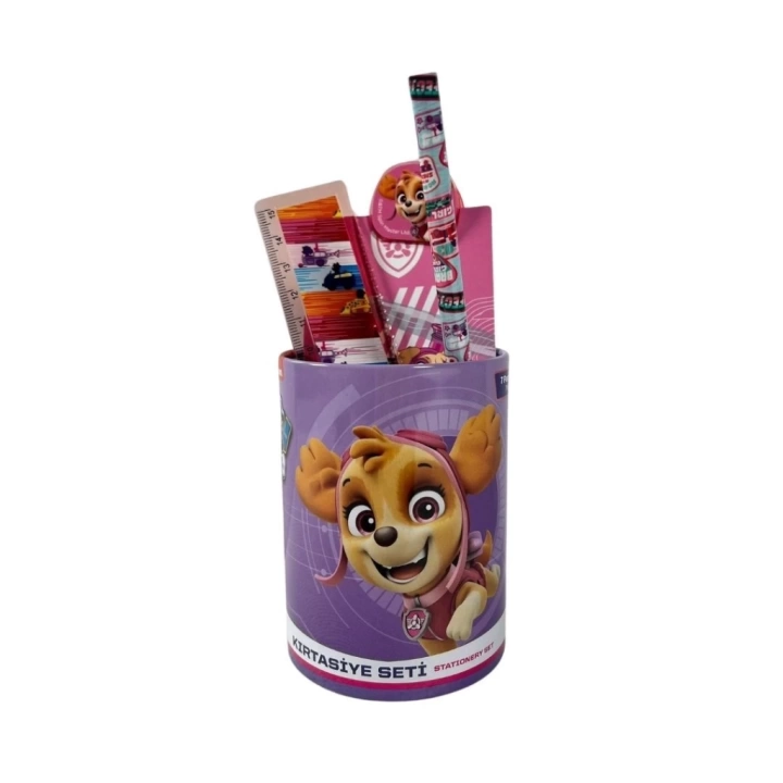BFS   Paw Patrol Metal Kalemlikli 7 Parça Kırtasiye Seti