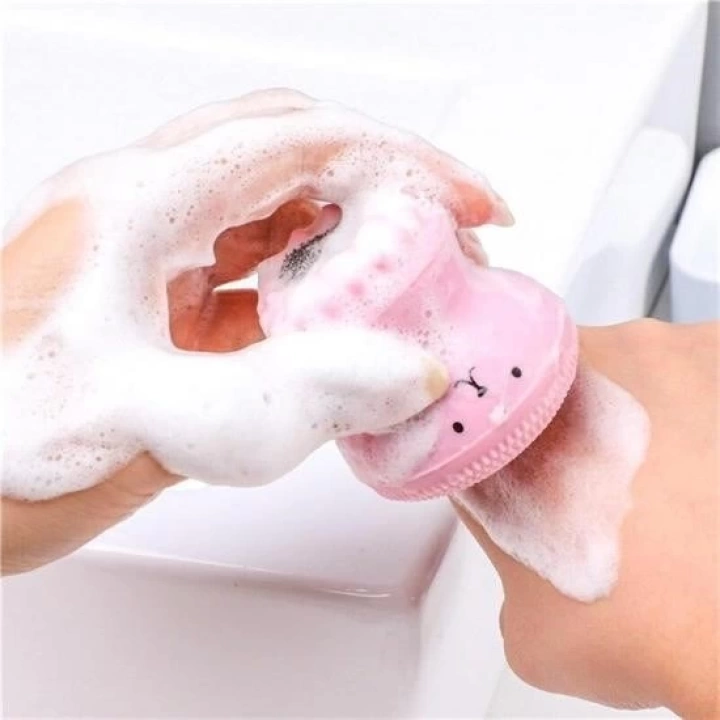 BFS  Peeling Etkili Mini El Yüz Cilt Temizleme Fırçası Silikon Temizlenmesi Kolay  Siyah Nokta Gi