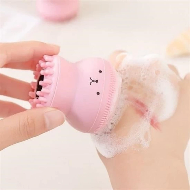 BFS  Peeling Etkili Mini El Yüz Cilt Temizleme Fırçası Silikon Temizlenmesi Kolay  Siyah Nokta Gi