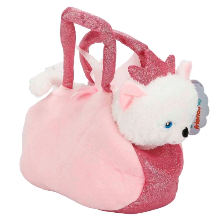 BFS   Peluş Kedi Köpek Taşıma Çantalı 20 cm