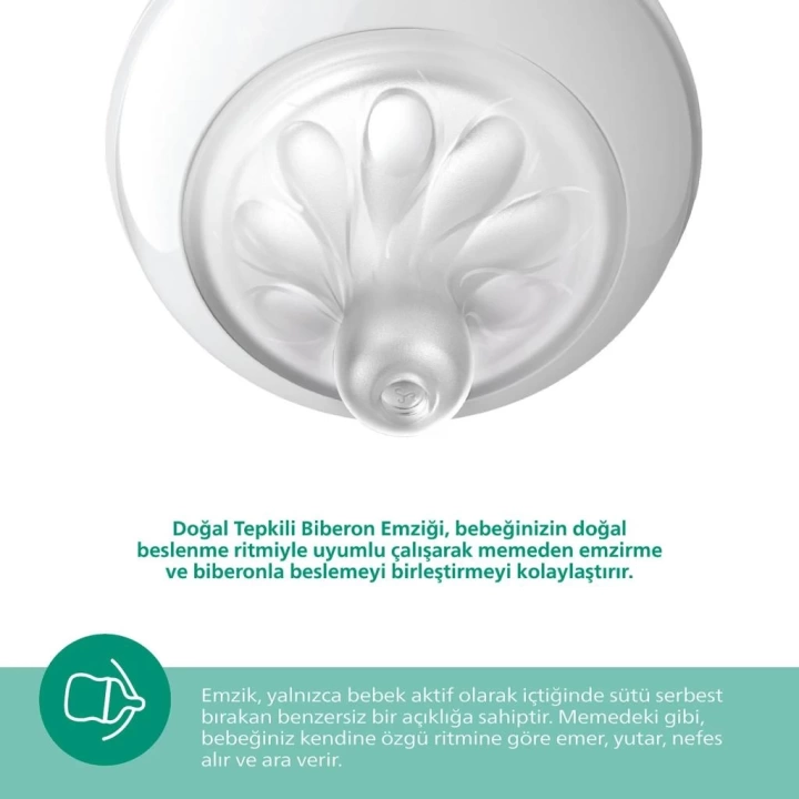 BFS  Philips Avent Doğal Tepkili Natural Response Cam Biberon 120 ml 0+ Ay