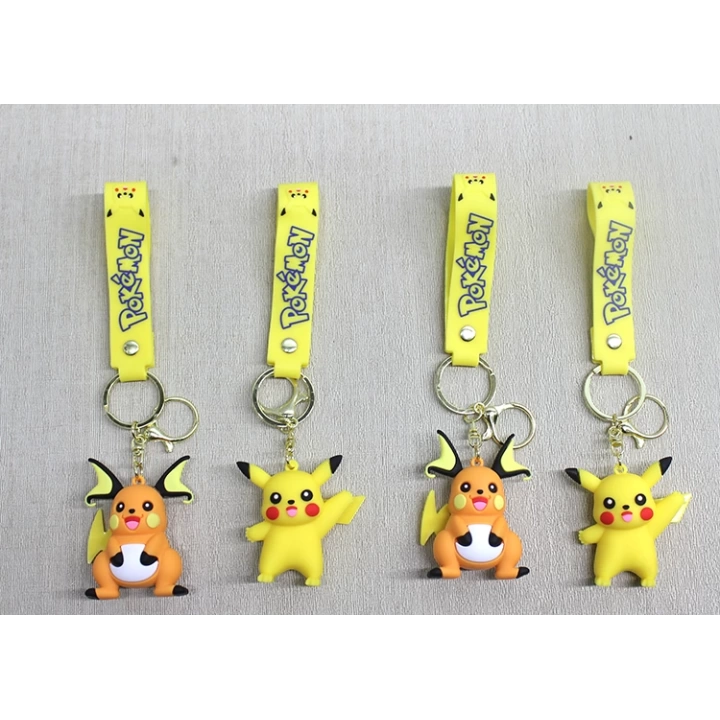BFS Pikachu Raichu Silikon Anahtarlık