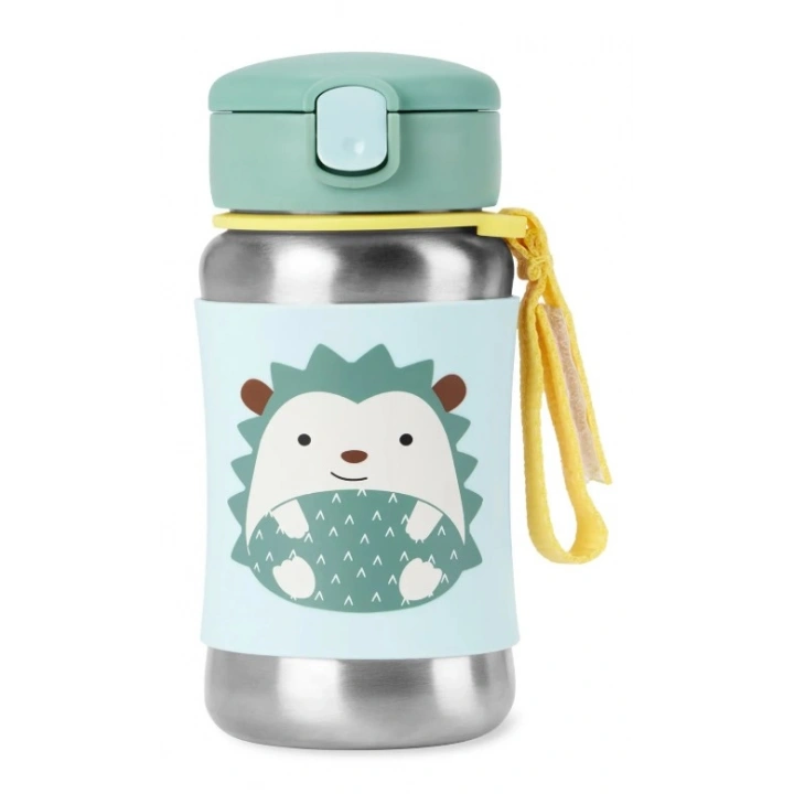 BFS Pipetli Paslanmaz Çelik Suluk 350 ml Kirpi