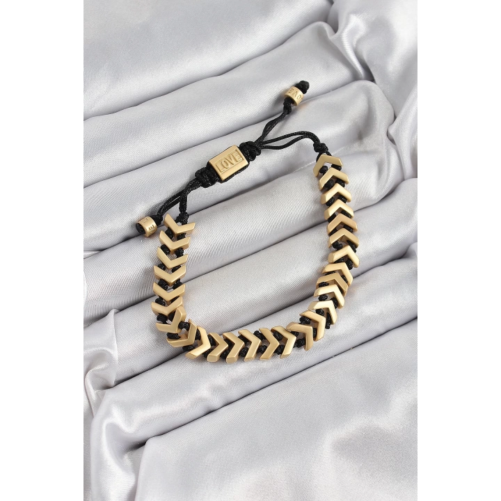 BFS Pirinç Asansörlü Gold Renk Juju Kadın Bileklik
