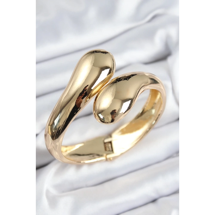 BFS Pirinç Sarmal Model Gold Renk Kadın Kelepçe