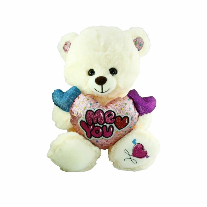 BFS  PJH2322 Peluş Kalpli Ayı 30 cm