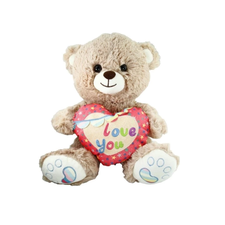 BFS   PJH2324  Peluş Kalpli Ayı Love You 30 cm -Vardem