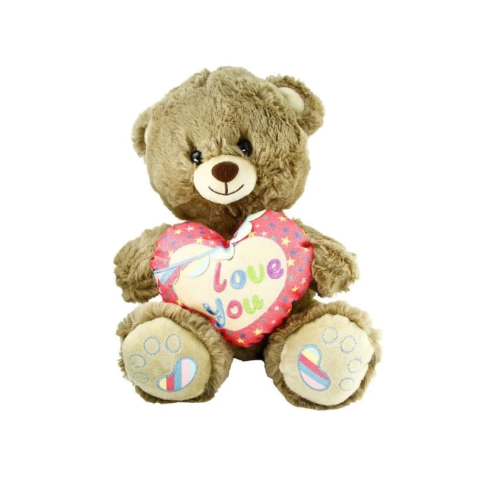 BFS   PJH2324  Peluş Kalpli Ayı Love You 30 cm -Vardem