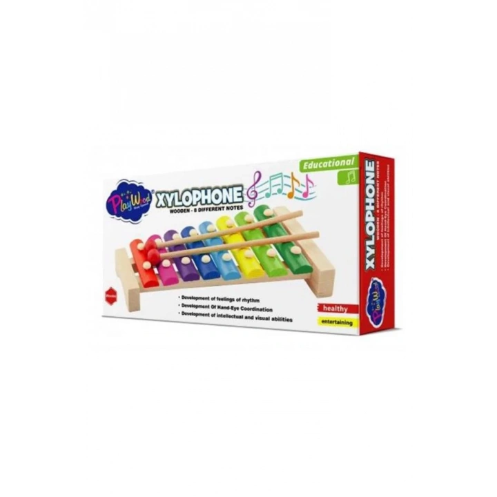 BFS   PlayWood Ahşap 8 Farklı Notalı Ksilofon 405