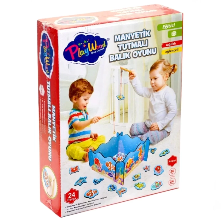 BFS   Playwood Ahşap Manyetik Balık Tutma Oyunu