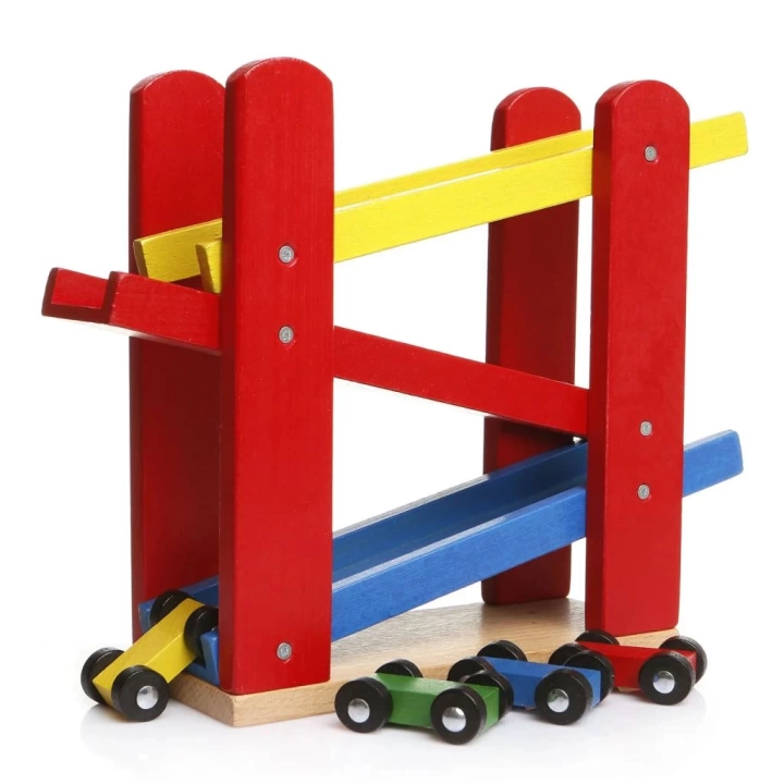 BFS   PlayWood Ahşap Otopark 5 Araba İlaveli 382