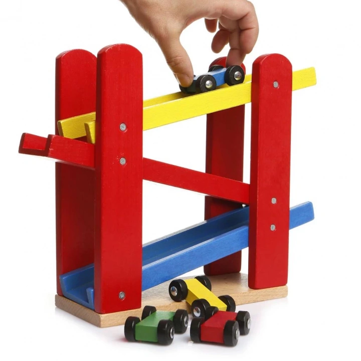 BFS   PlayWood Ahşap Otopark 5 Araba İlaveli 382