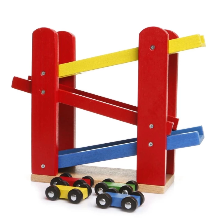BFS   PlayWood Ahşap Otopark 5 Araba İlaveli 382