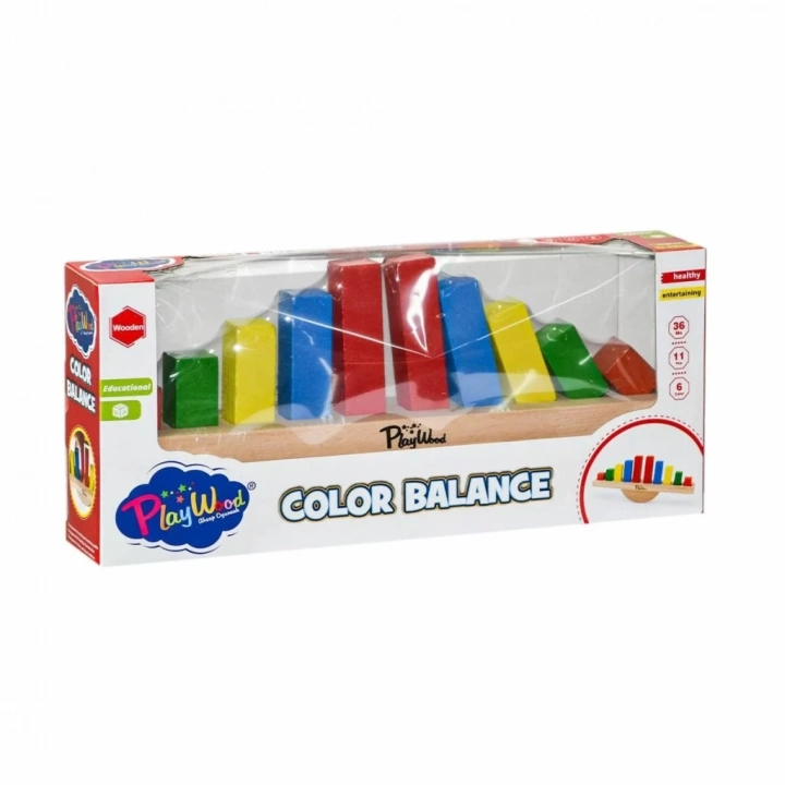 BFS   Playwood Ahşap Renkli Balans Oyunu